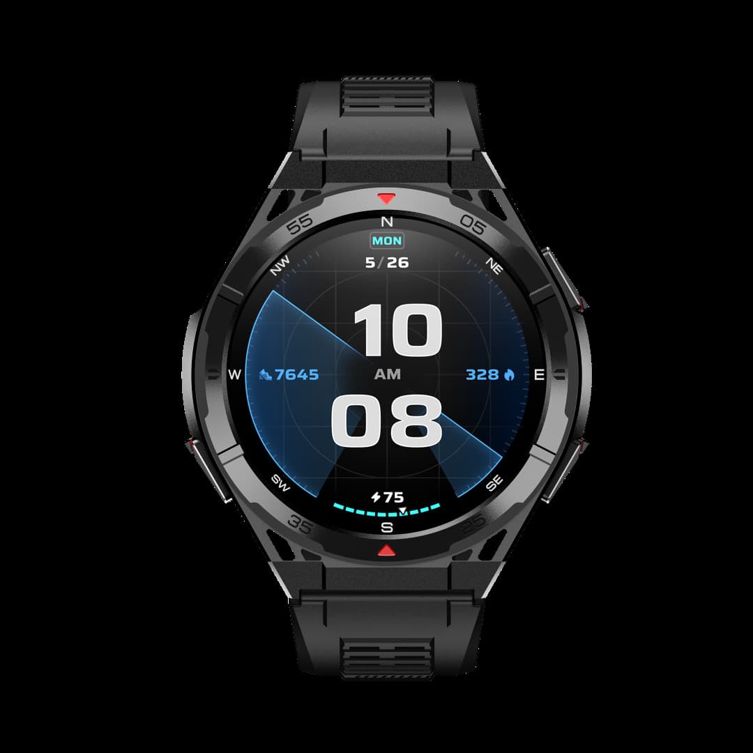 Cross-border X2 Smart Watch Bluetooth Calling GPS Barometric Altimeter Compass Voice Assistant Pedometer Outdoor Sports Watch