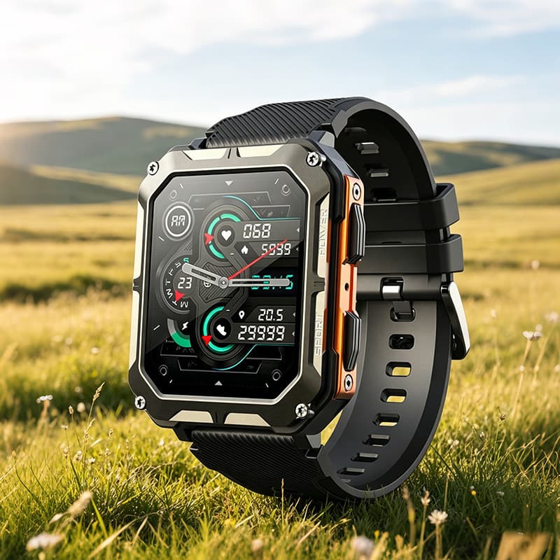 C20pro Smart Watch Bluetooth Call Push Message Sports Bracelet Heart Rate Monitor Digital Computer Wristband