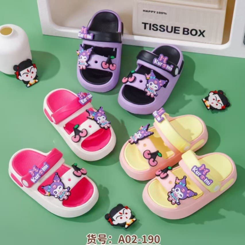 Children's Slippers Summer Cartoon Small and Medium Kids Baby Toddler Indoor Home Bathroom Non-Slip Slippers for Boys