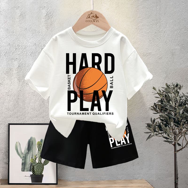 Factory Direct Boys Summer T-Shirt Short Sleeve New Children's Cotton Half Sleeve Tee Trendy Streetwear