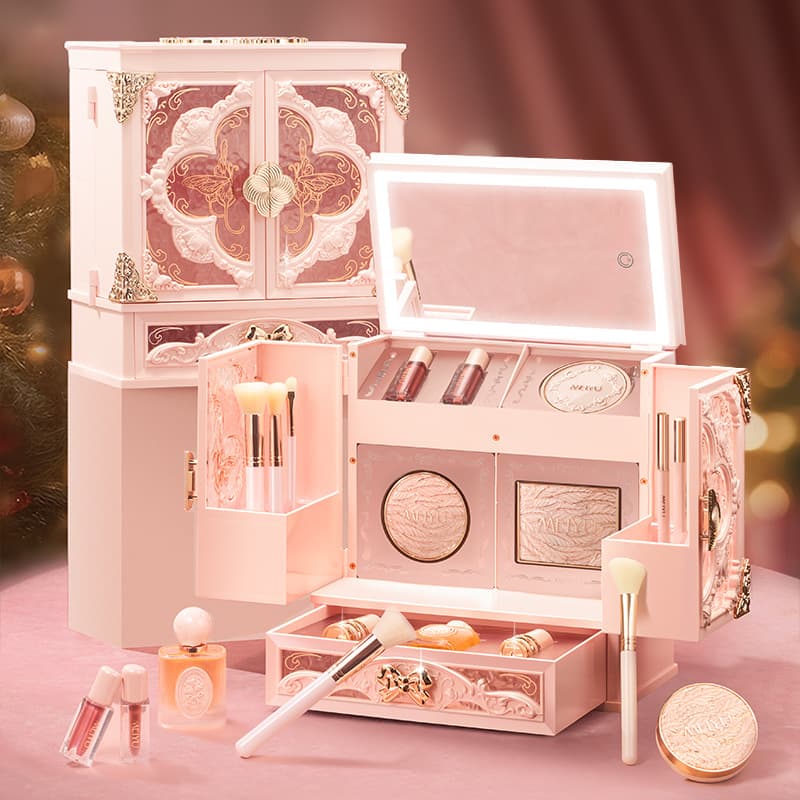 Meiyu Dielianhua Makeup Set Full Cosmetic Gift Box for Wife Girlfriend 520 Gift for Women