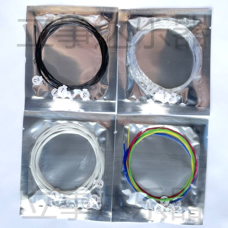 White Black Clear Nylon Ukulele Strings Universal for Hawaiian Guitar
