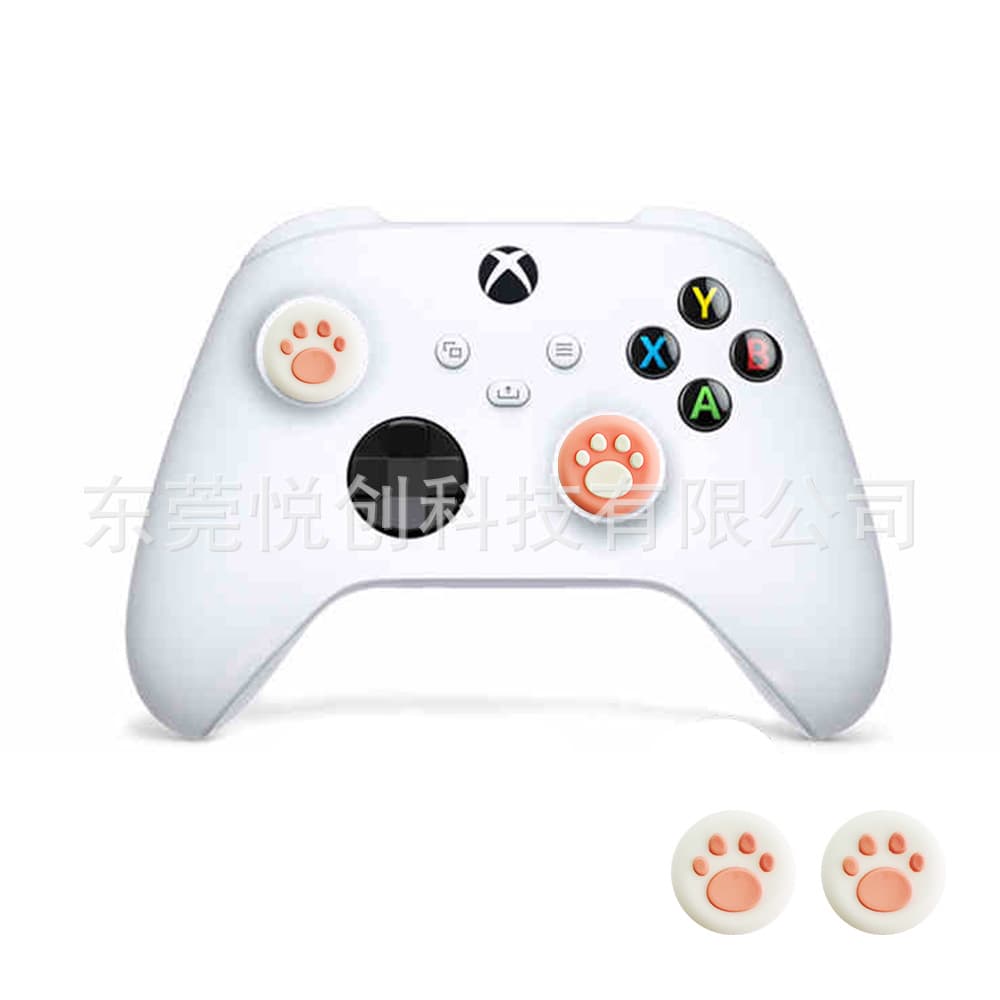 Switch 2 Joystick Cap PS4 PS5 Game Cat Paw Joystick Cap Silicone Universal Game Controller Button