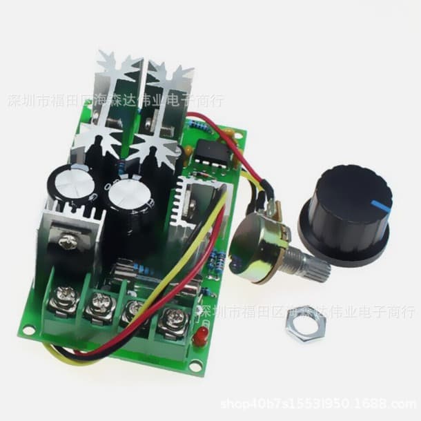 DC motor speed controller 12V/24V/36V/48V high-power drive module, PWM controller, 20A current regulator
