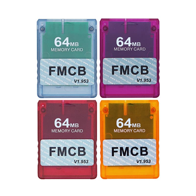 PS2 memory card 8MB/16MB/32MB/64MB/ FMCB memory card Free MCboot v1. 953