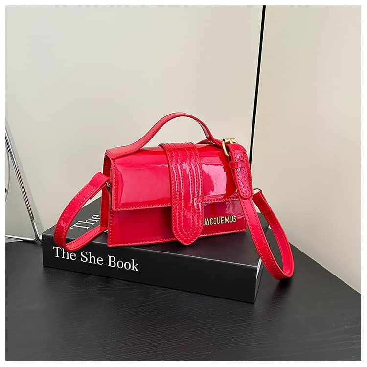 Casual Textured Small Square Bag 2025 New Trendy Winter Fashionable Women's Simple Shoulder Crossbody Bag