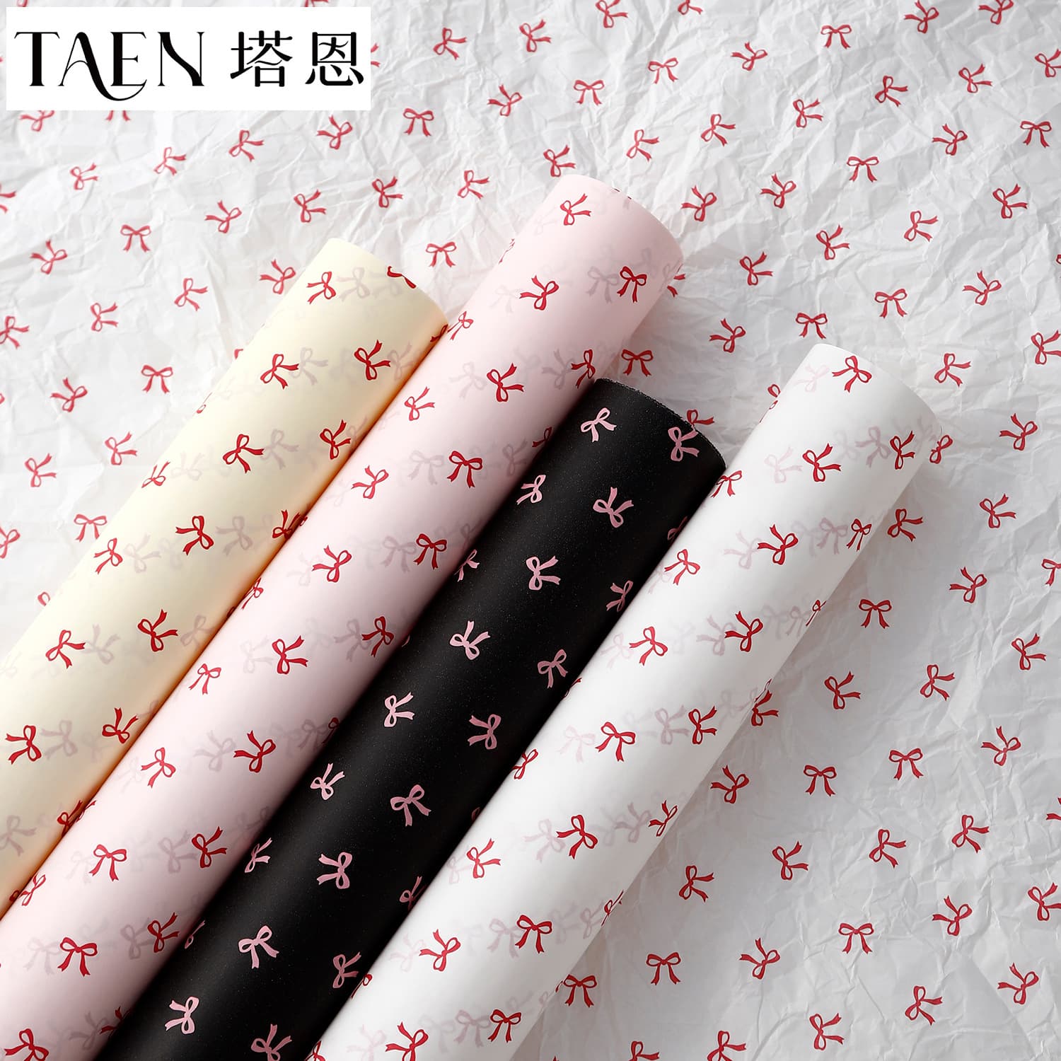 Gift Wrapping Butterfly Print Tissue Paper for Flower Bouquets, Wrapping Paper, Lining Paper, Handmade Floral DIY Gift