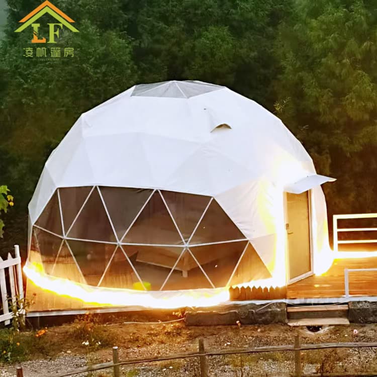 Guangzhou Lingfan Tent Technology Co., Ltd. hot-selling outdoor spherical starry sky tent 6 meters in diameter hotel tent