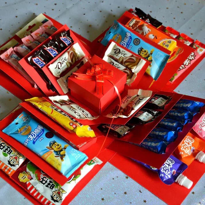 Cross-border Birthday Surprise Box Ritual Explosion Boy Internet-famous Gift Box Children's Gift Box Packaging Box for Little Girl