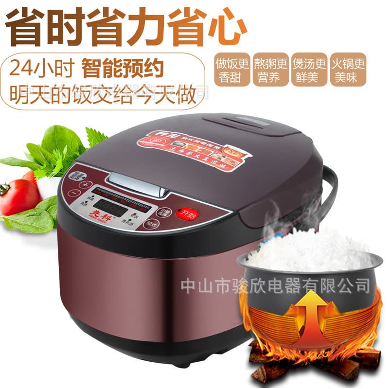 Cross-border Smart Rice Cooker Household Electric Rice Pot 5L Small Steaming and Cooking Mini Multi-function New Model Rice Cooker