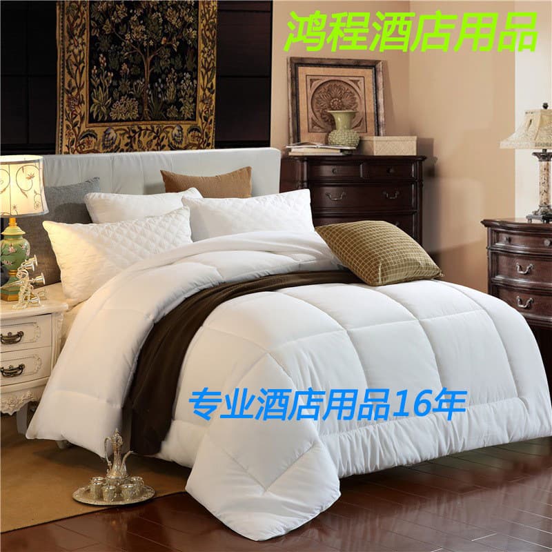 Anti-Feather Cloth Brushed Fabric Whole Cotton Quilt Core, Rainproof Fabric Air Conditioning Summer Quilt, Hotel Quilt, Specialized Hotel Quilt Core for Home Use
