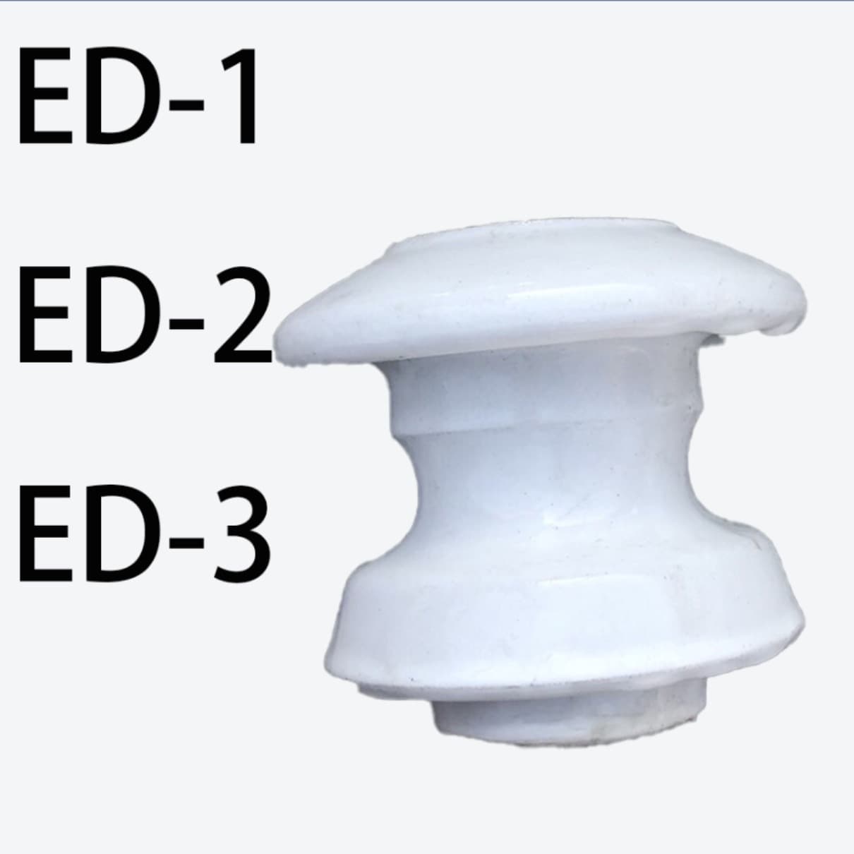 Factory Direct Supply Porcelain ED-3 Low-Voltage Butterfly Porcelain Bottle ED-1/2 Insulator