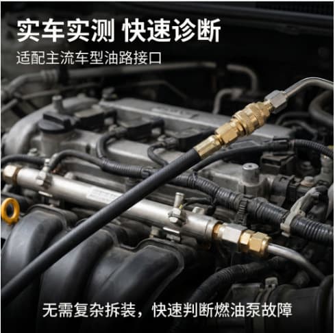 Fuel Pressure Gauge Automotive Tool Gasoline Pressure Gauge TU-114 Injection Gauge Fuel Pressure Tester