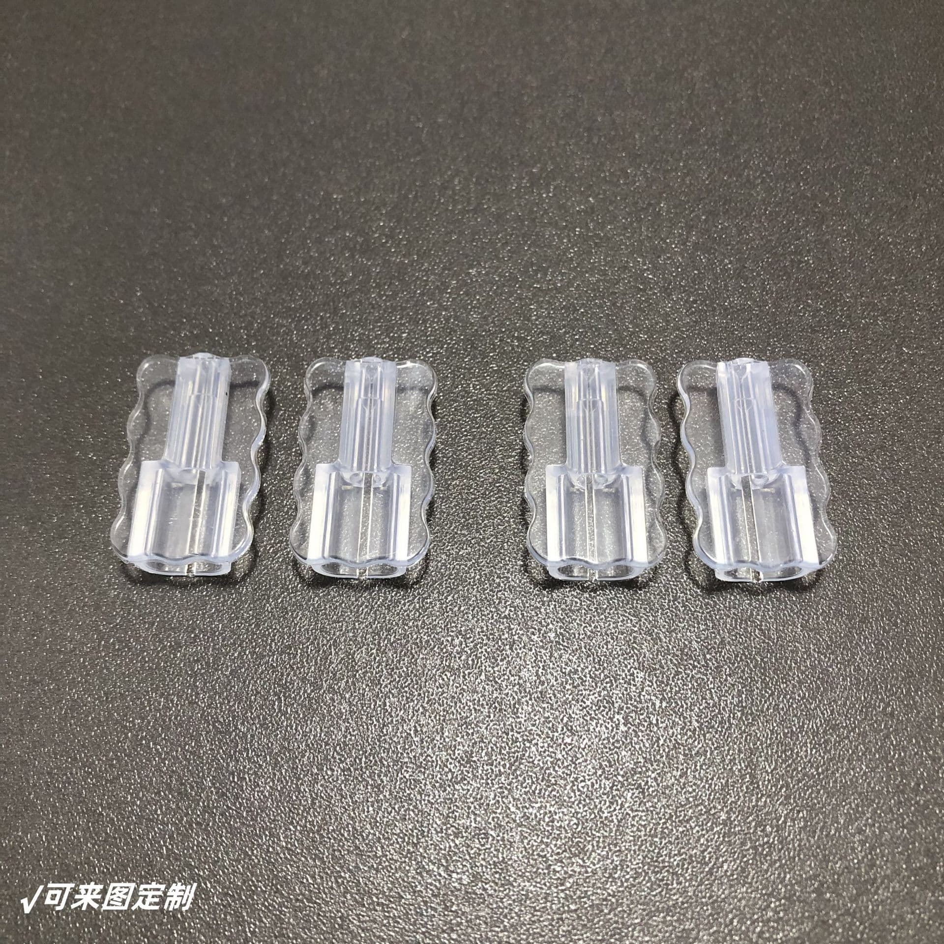 Apple data cable protective case with transparent TPU material, 4-wave design, paintable, best-selling item.