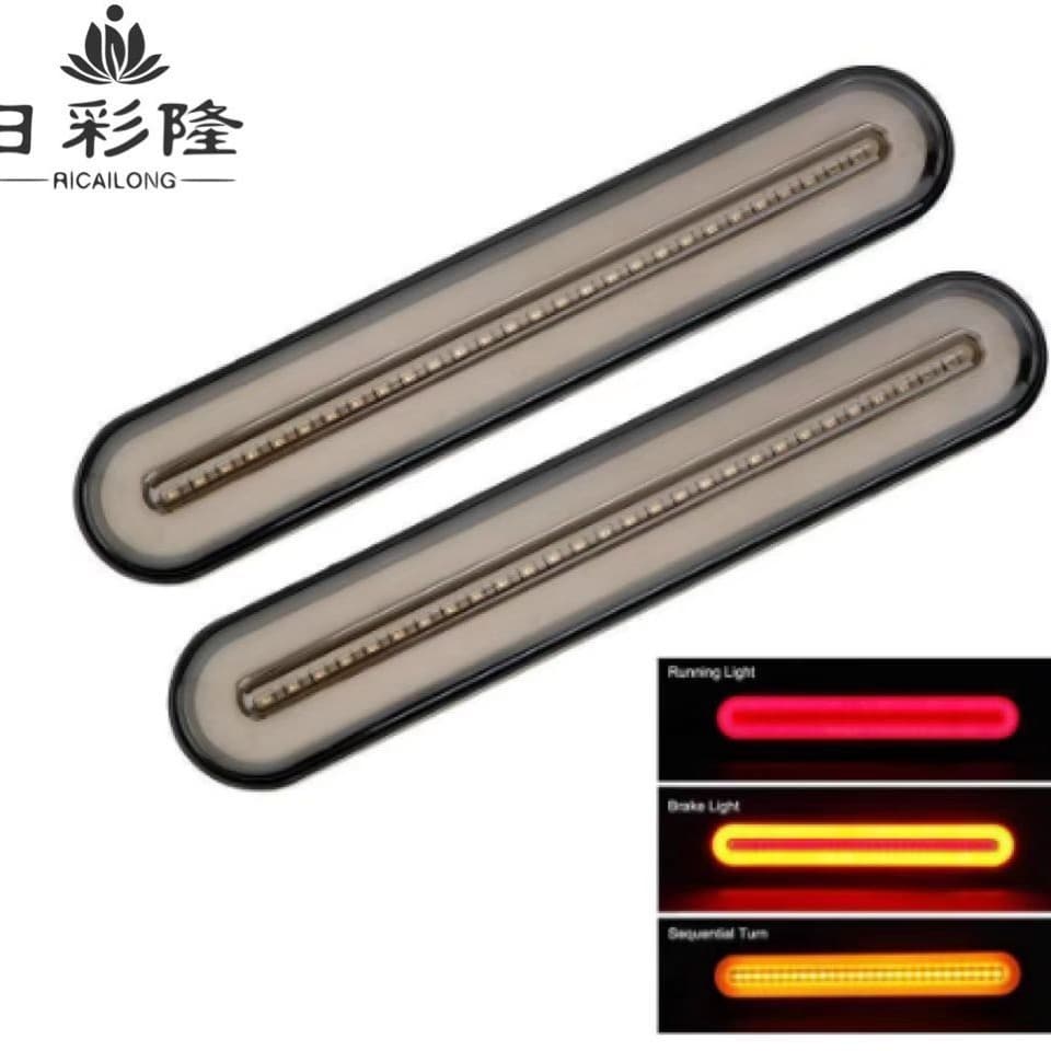 Truck LED 100LED Dual-Color Light Guide Brake Tail Light Sequential Turn Signal for Pickup Truck