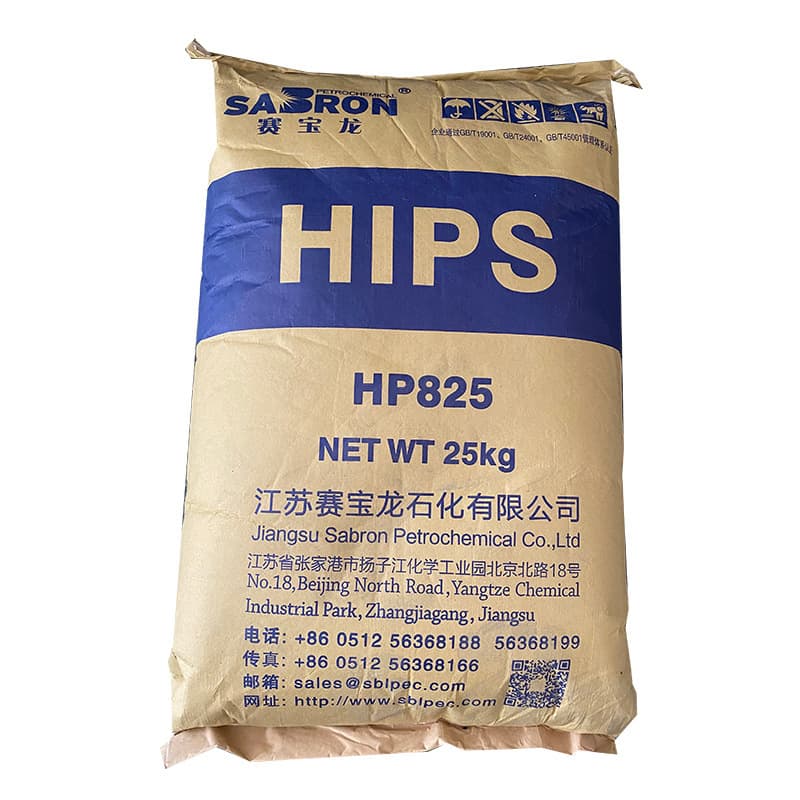 Saibaolong HIPS HP825 Low-Temperature Resistant High Impact Medium Flow Daily Use Toys Electrical Housings Injection Grade