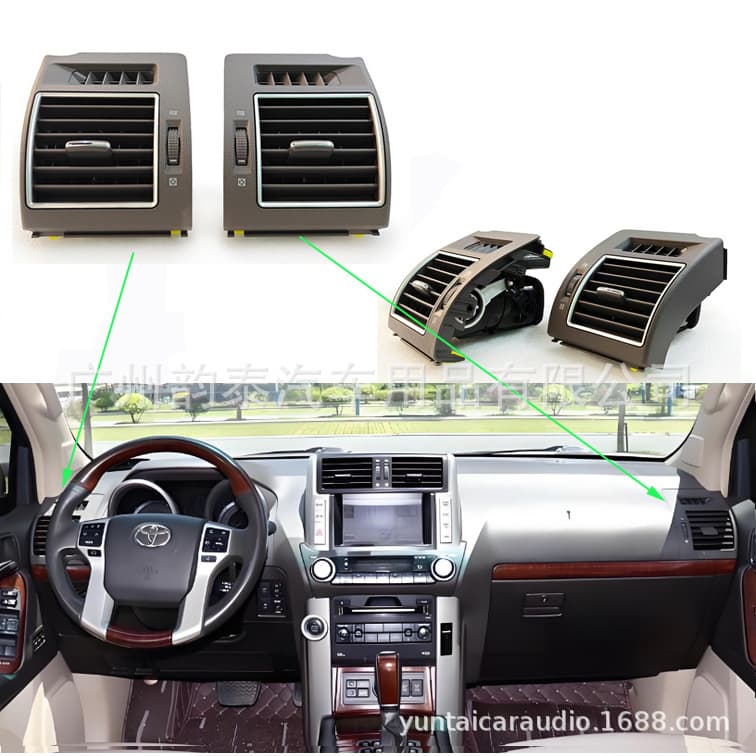 Compatible with Toyota Prado 2010-2017 PRADO LC150 Center Console Left and Right Air Vents