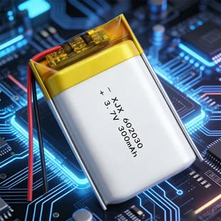 KC Certified Polymer Lithium Battery 602030-300mAh 3.7V Li-ion Soft Pack Battery for Electronic Locks