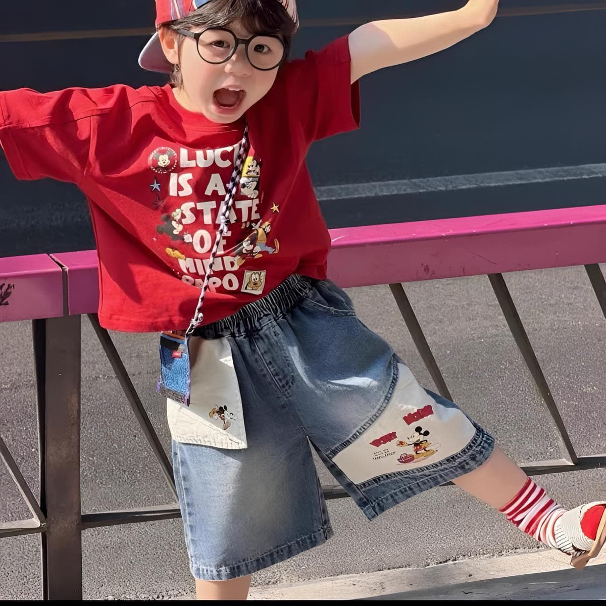 Children's Set Boys Summer 2026 New Trendy Short Sleeve T-Shirt Two-Piece Baby Summer Clothes 7