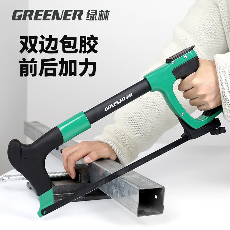 Green Forest American-Style Hand Saw, Home Small Manual Woodworking Wire Saw, Hand-Pull Wood Tool, Universal Fret and Wire Saw