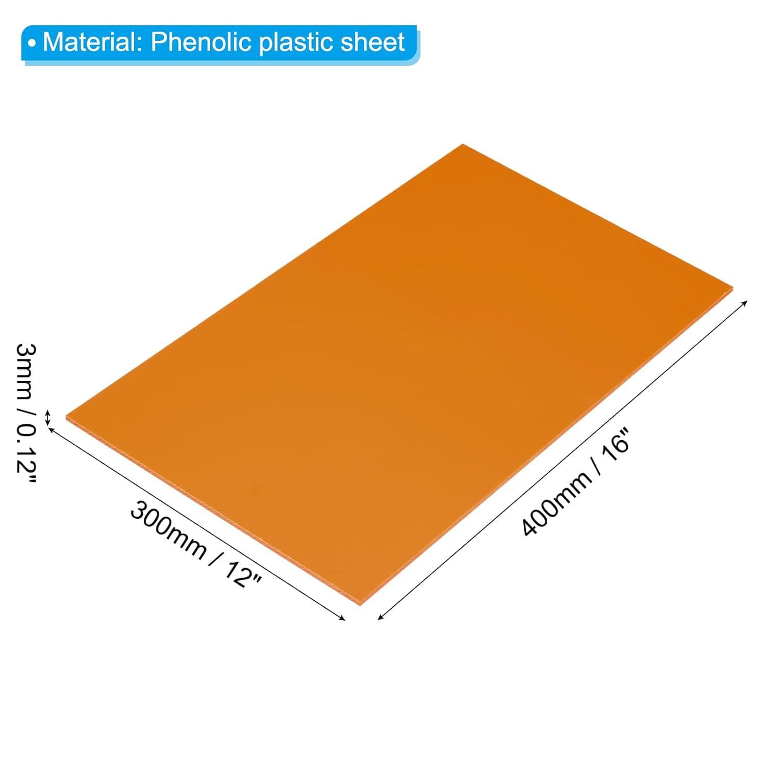 Manufacturer Wholesale Cross-Border Red Bakelite Phenolic Resin Board 3mm Engraving Processing Zero Cutting Anti-Static Insulating Board