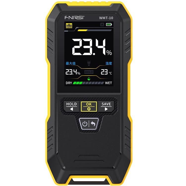 WMT-10 Moisture Meter Wood Board Material Water Content Tester Wall Surface Humidity Detector Moisture Measuring Instrument