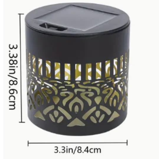 Amazon Cross-border Solar Powered Mandala Sunflower Wall Light Garden Decorative Landscape Light
