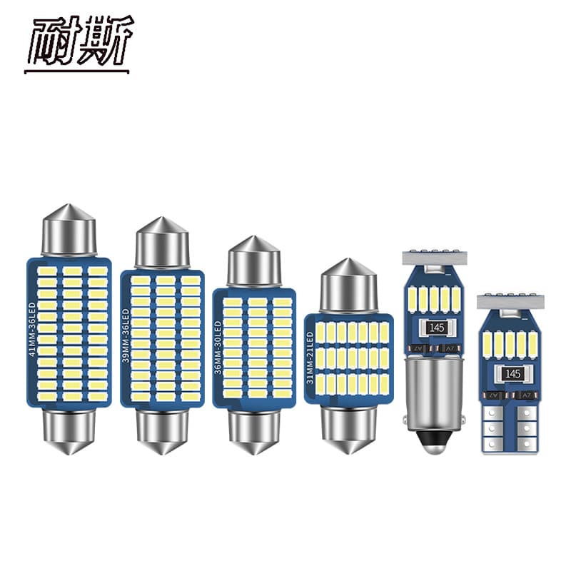 Car Reading Light LED Interior Light Trunk Light Interior Lighting Double Tip T10 Dome Light