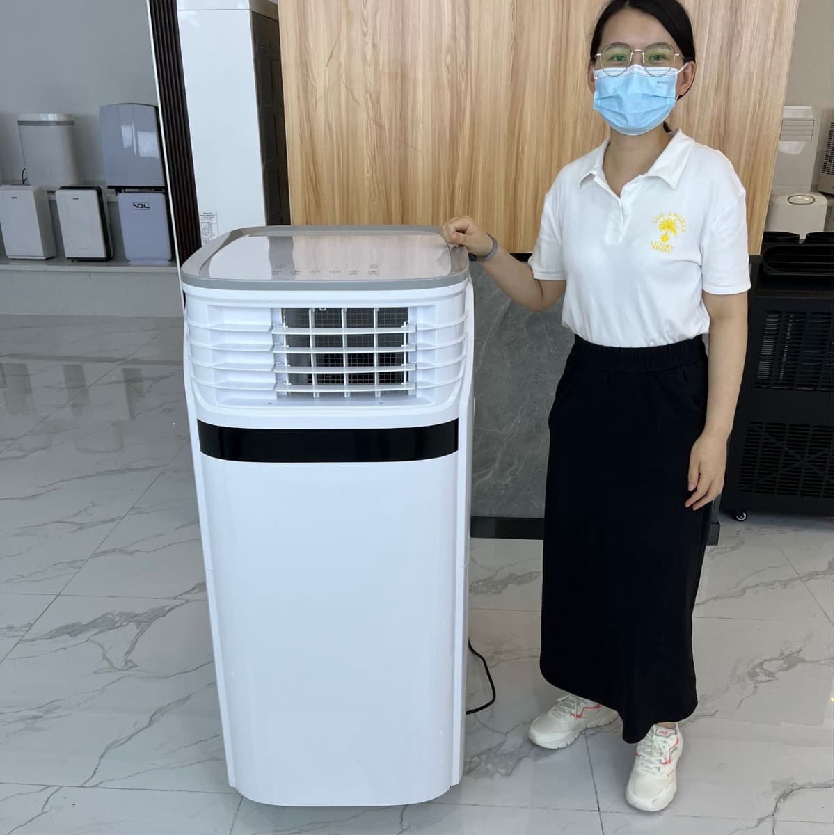 5HP Commercial Portable AC Single Cool No Installation All-in-One No Drainage 4HP Industrial Cabinet Unit Export Domestic Sales Agent