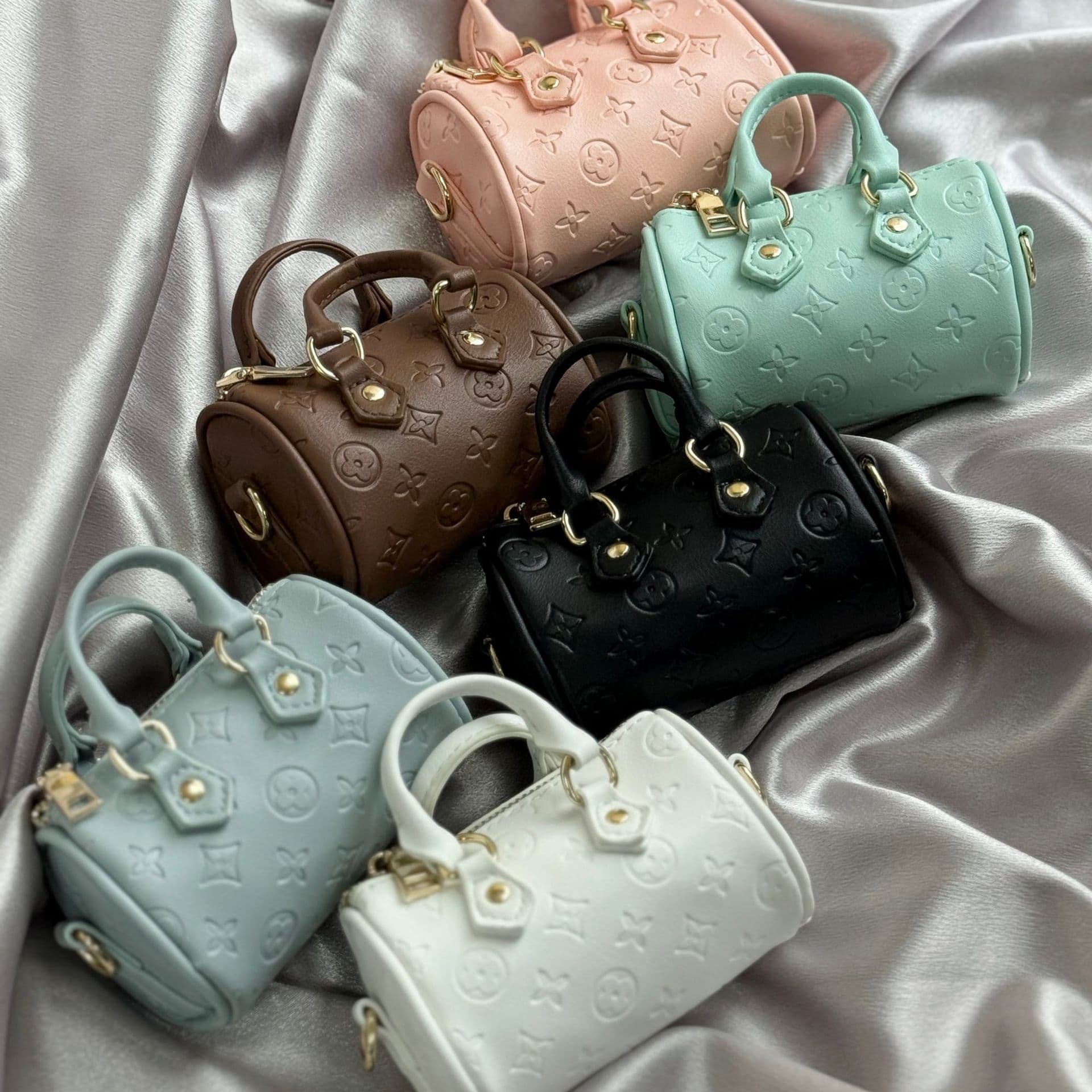 L Brand Speedy Donkey Brand Pillow Bag Boston Handbag Printed Shoulder Crossbody Bag Fashion Nano Bag Charm