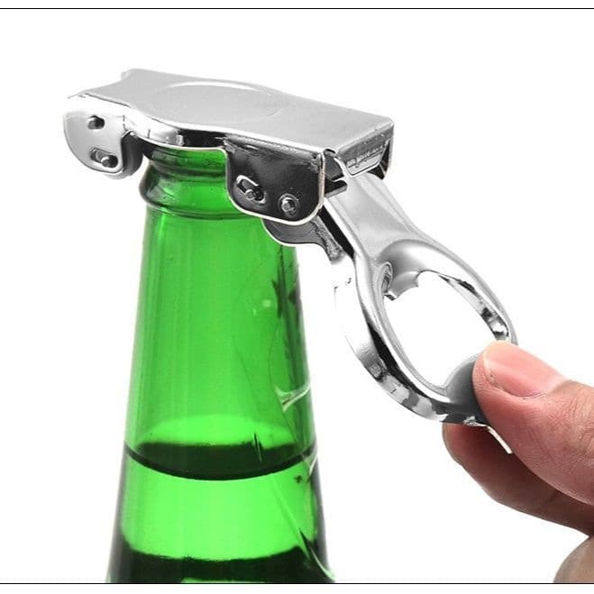 Bartender Soda Water Bottle Opener Stainless Steel Seal Preserver Beer Opener Multifunctional Folding Can Opener