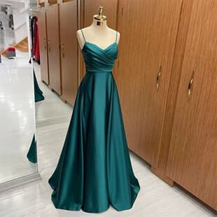 Amazon Evening Dress Women's Strappy Sexy Party Birthday Banquet Elegant Satin Dress