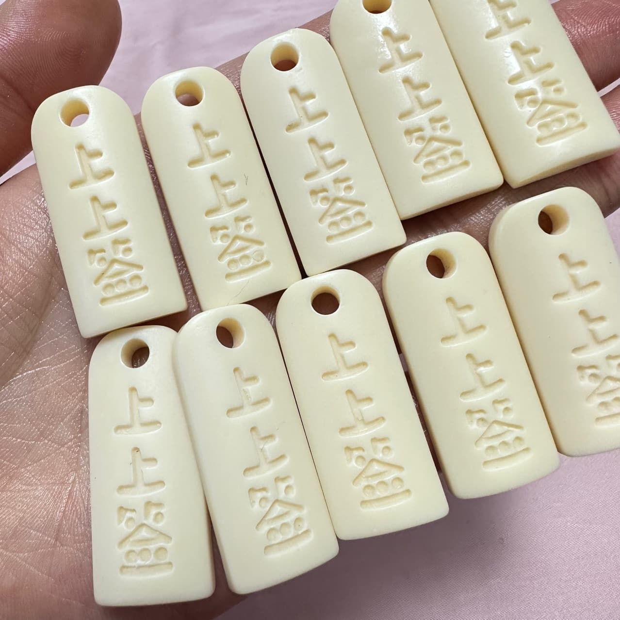 Ivory nut best luck draw DIY cultural play Buddhist bead accessories spacer beads hand-woven bracelet hand string