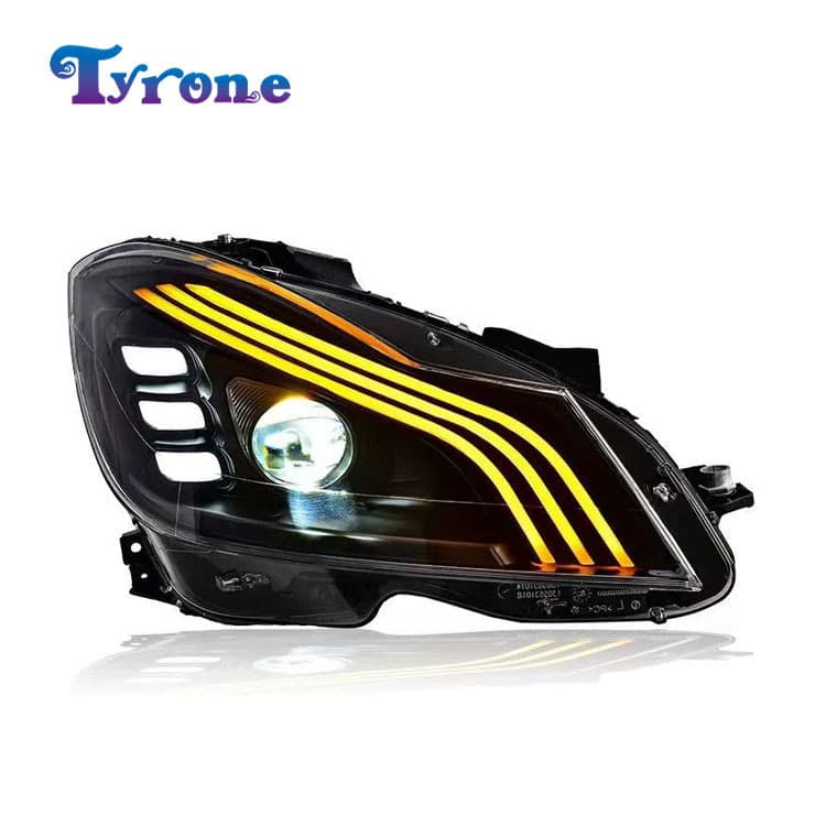 Compatible with Mercedes-Benz W204 2011-2014 Upgrade Headlight OE Replacement Headlight