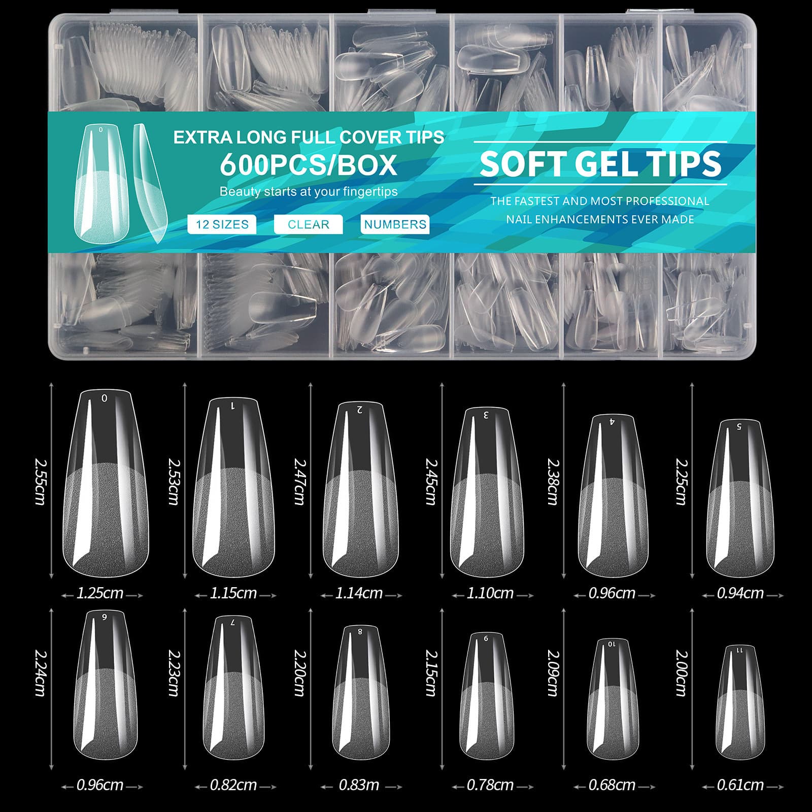 Cross-border Nail Art Seamless Nail Tips Semi-Matte Nail Tips No Filing Needed Thin Short Nail Tips Seamless Matte False Nails 600