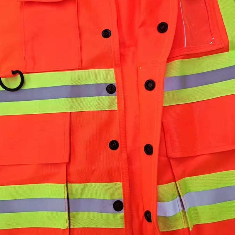 Reflective Vest Manufacturer Road Construction Site Safety Protective Vest Reflective Jacket Stock Wholesale