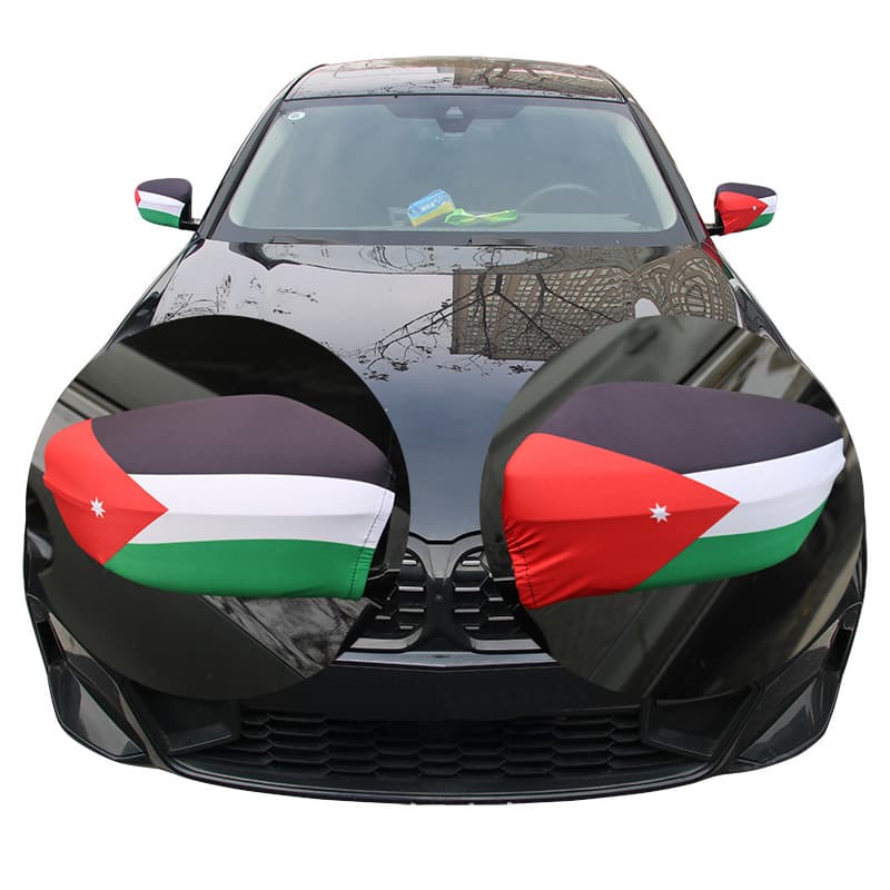 2026 World Cup 29*33cm Jordan Car Mirror Cover, Custom Image Available, Jordan Rearview Mirror Cover