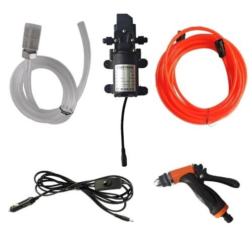 12V80W-3860S Portable High Pressure Car Washer Household Water Gun Cleaning Vehicle Handheld Electric Car Washer