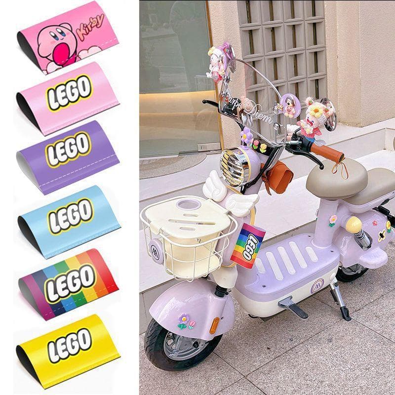 Car Motorcycle Metaverse Pro Electric Vehicle Sticker Cute LOGO Washable Decal Multi-Color Universal