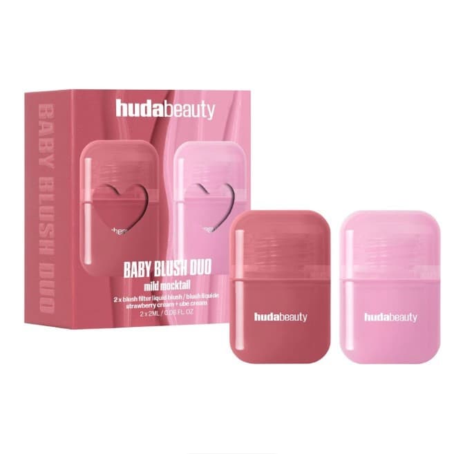 The new Huda two-color liquid blush set is available from Amazon Temu cosmetics source factory.