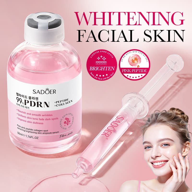 SADOER Salmon Pink Peptide Collagen Brightening Ampoule Essence Hydrating (Foreign Version) 50ml