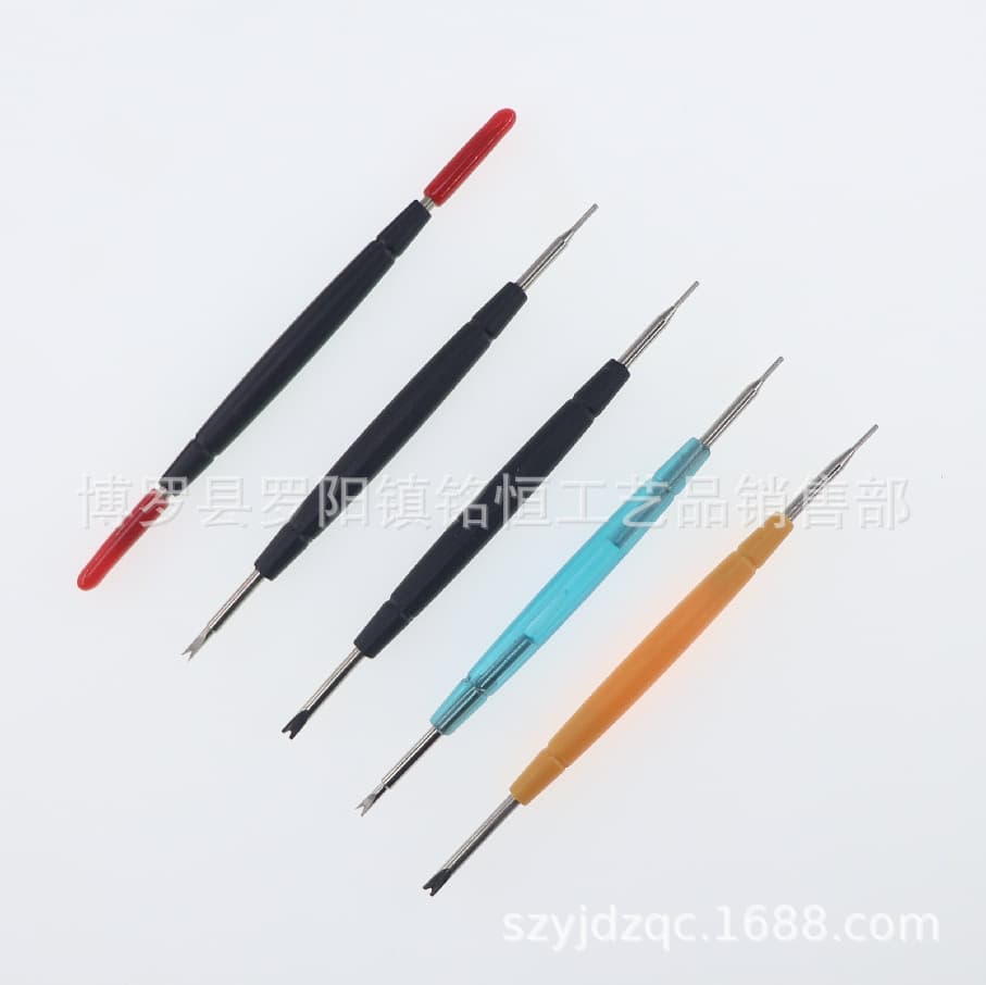 Spring bar fork, double spring bar screwdriver, watch strap installation and removal tool, double-ended spring bar screwdriver, watch strap adjuster
