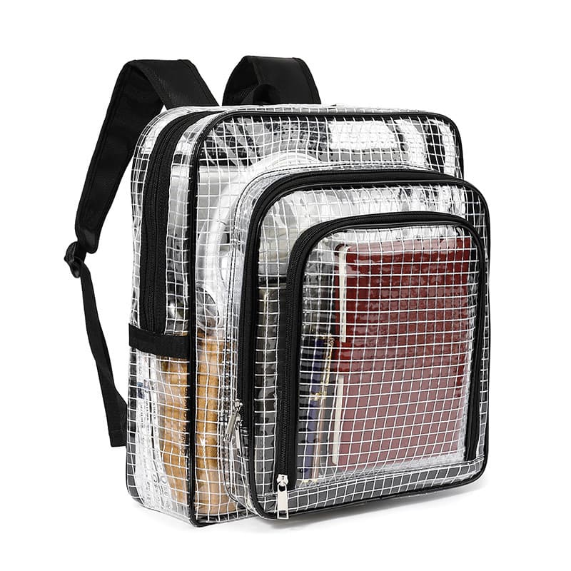 17-inch PVC dust-free backpack, anti-static transparent mesh tool bag, cleanroom backpack for engineers