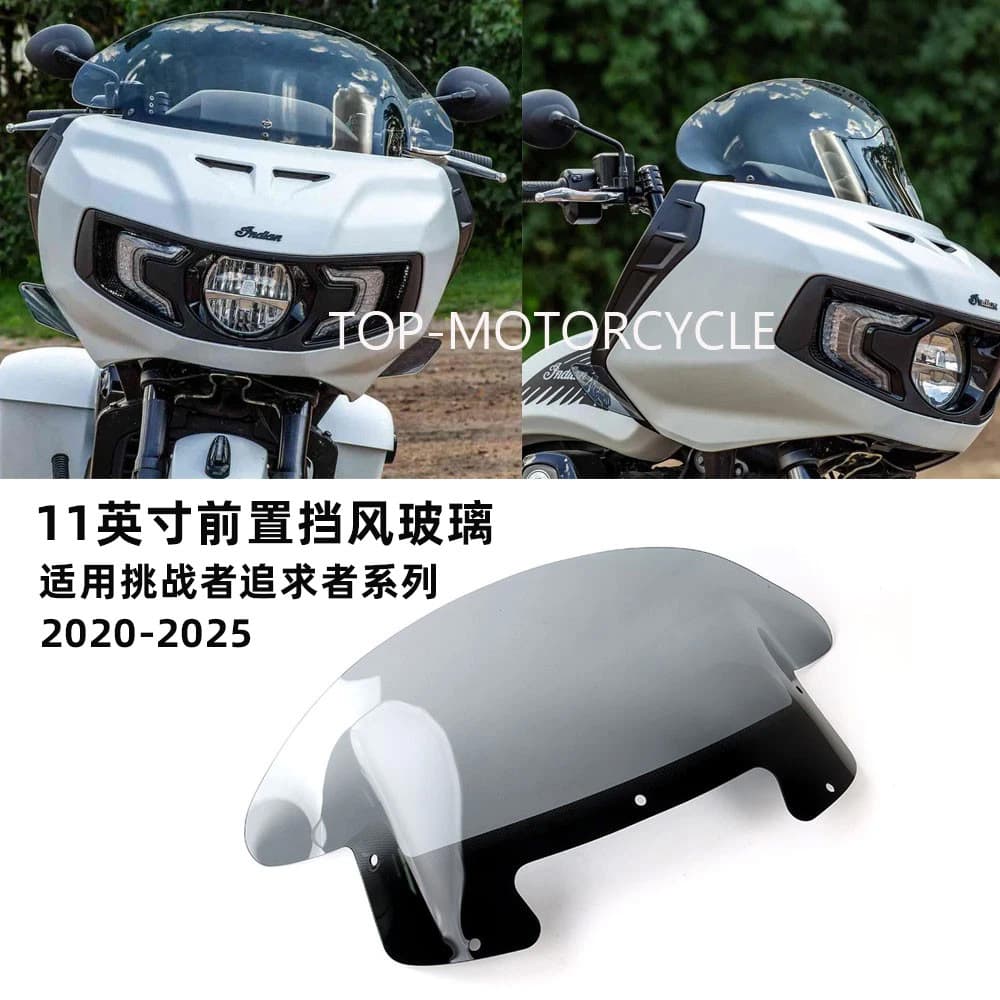 Compatible with Indian Challenger Series and Pursuit Series Motorcycle Accessories Front Windshield 2020-2025