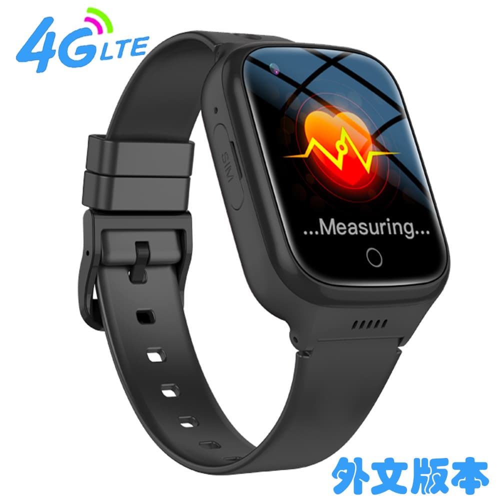 Cross-border Exclusive 4G Senior Smart Watch Phone GPS Tracking with Body Temperature Heart Rate Blood Pressure Monitor K9LH
