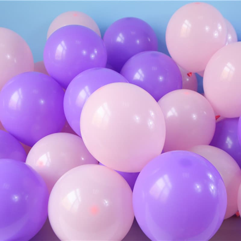 Thickened round balloon wholesale Internet celebrity ins decoration Maca matte birthday party balloon mall wedding balloon