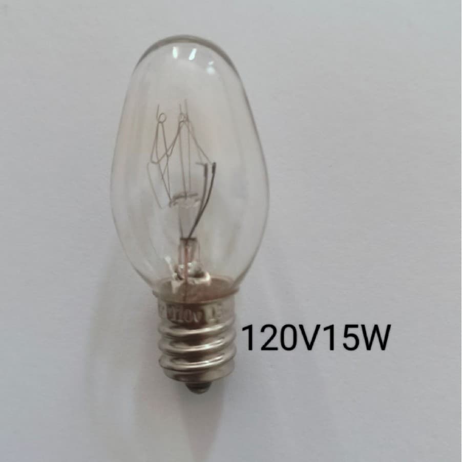 C7 Flat Top E12 US Standard 120V 15W Salt Lamp Aromatherapy Lamp Special