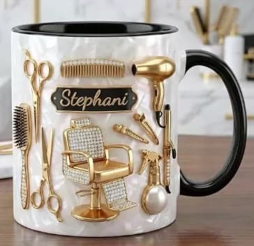 Cross-border Hairdresser Accent Mug hairdresser-themed mug
