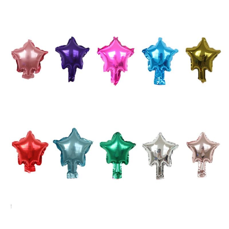 Wholesale Aluminum Foil Balloons 5-Inch Five-Pointed Star Balloons Wedding Party Balloons 5-Inch Foil Five-Pointed Star Balloons Wholesale