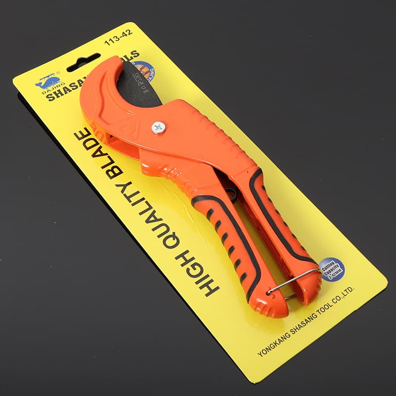 PVC/PPR pipe cutters, quick-cutting shears, 42mm, plumbing and electrical hardware tools for water pipe and heating repair.